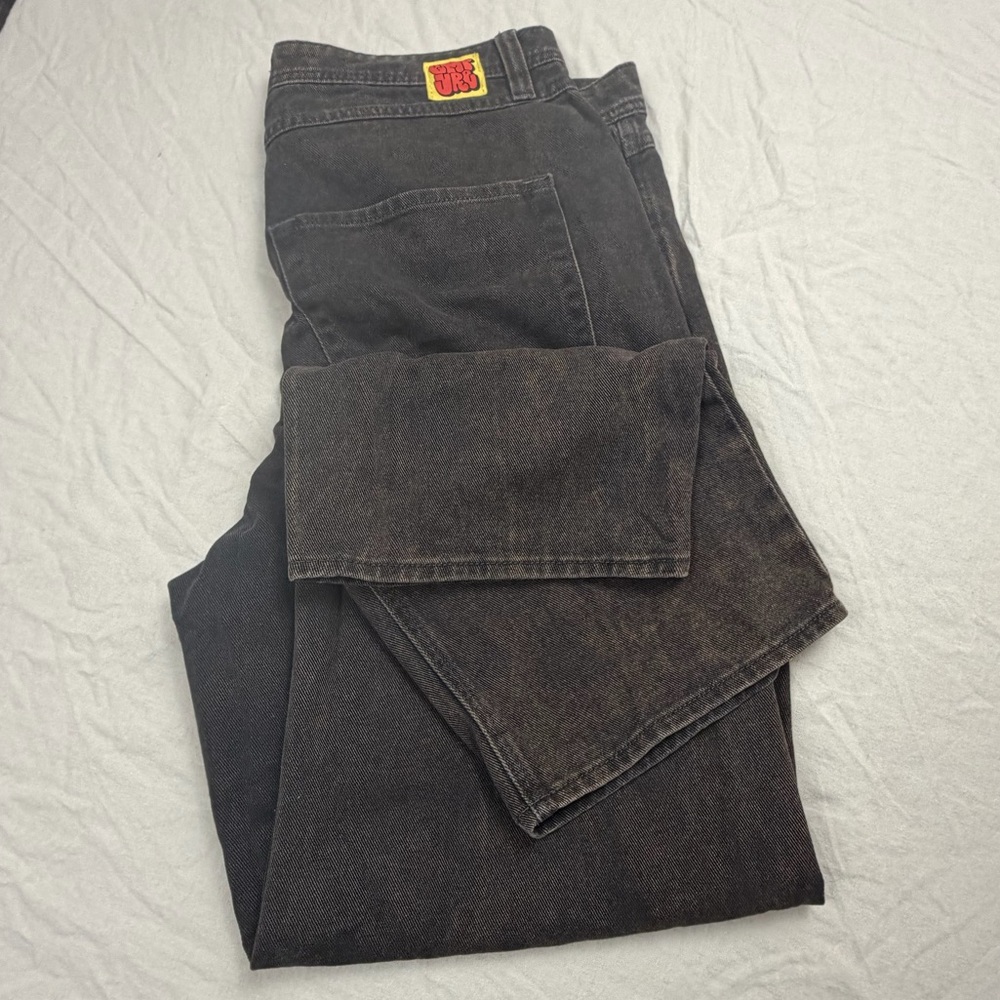 Empyre Faded Brown Denim Jeans Mens 36 Skate Streetwear Y2K